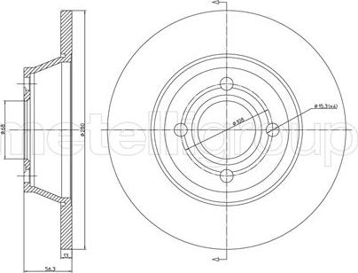 Maxgear 19-1007 - Bremžu diski www.autospares.lv