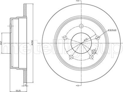 Fri.Tech. BD0132 - Bremžu diski www.autospares.lv