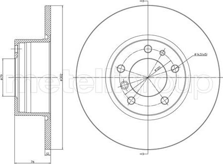 Fri.Tech. BD0124 - Bremžu diski www.autospares.lv