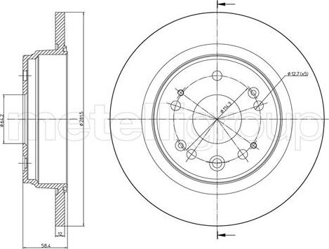 Fri.Tech. BD0127 - Bremžu diski autospares.lv