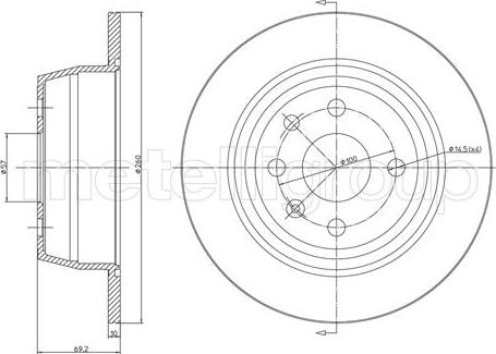 Fri.Tech. BD0176 - Bremžu diski autospares.lv