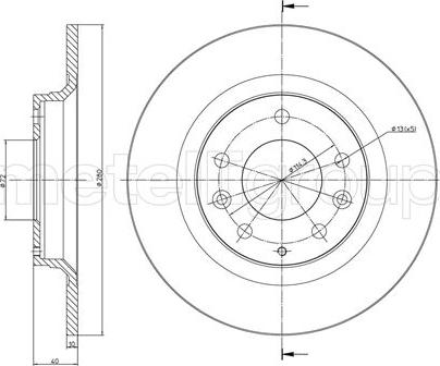 Fri.Tech. BD0859 - Bremžu diski www.autospares.lv