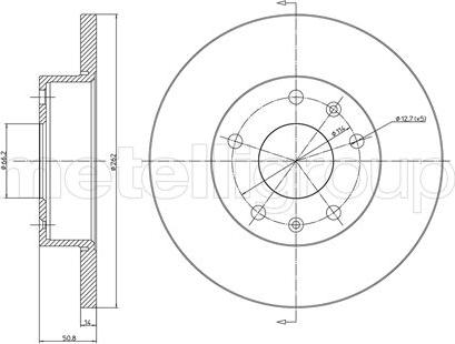 Fri.Tech. BD0856 - Bremžu diski www.autospares.lv