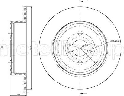 Fri.Tech. BD0868 - Bremžu diski autospares.lv