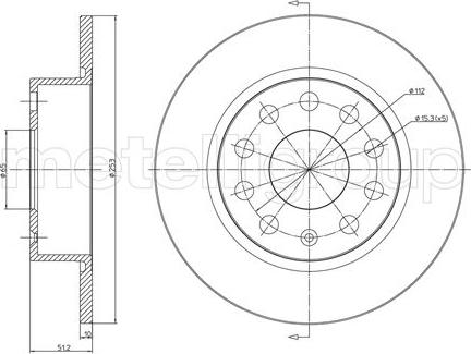 Fri.Tech. BD0867 - Brake Disc www.autospares.lv