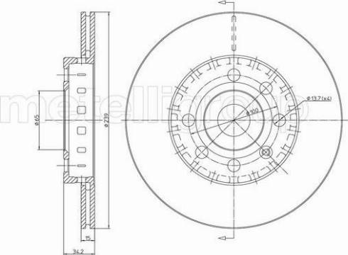 Fri.Tech. BD0801 - Bremžu diski autospares.lv