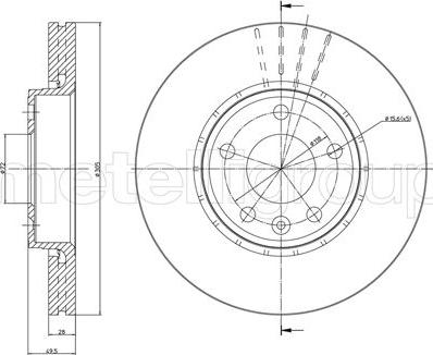 Fri.Tech. BD0819 - Bremžu diski autospares.lv