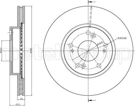 Fri.Tech. BD0880 - Bremžu diski www.autospares.lv