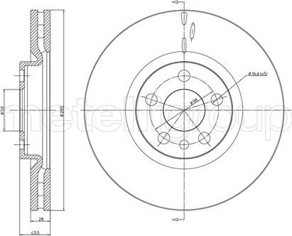 Fri.Tech. BD0878 - Bremžu diski www.autospares.lv