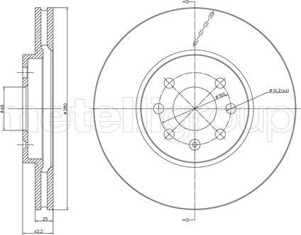 Fri.Tech. BD0391 - Bremžu diski www.autospares.lv