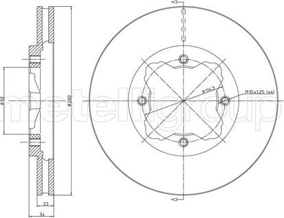 Fri.Tech. BD0355 - Bremžu diski www.autospares.lv