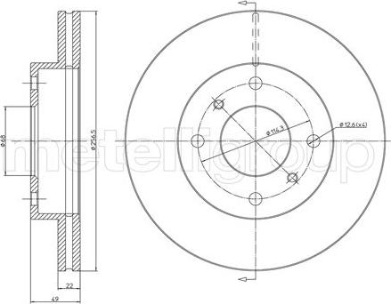 Fri.Tech. BD0350 - Bremžu diski autospares.lv