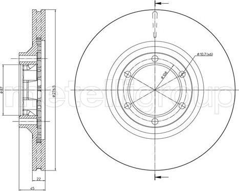 Fri.Tech. BD0353 - Bremžu diski www.autospares.lv