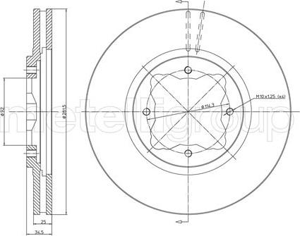 Fri.Tech. BD0352 - Bremžu diski autospares.lv