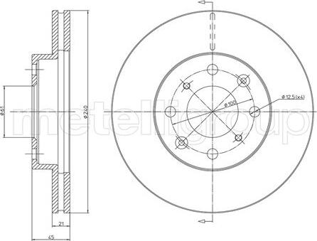 Fri.Tech. BD0369 - Bremžu diski www.autospares.lv