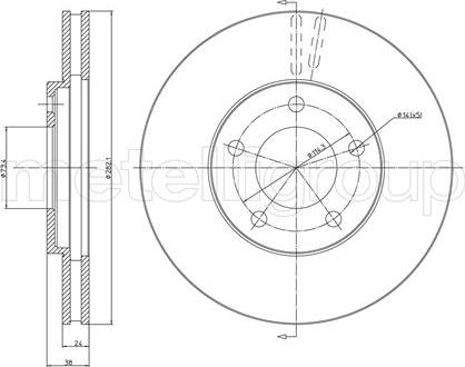 Fri.Tech. BD0361 - Bremžu diski autospares.lv