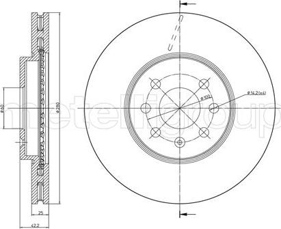 Fri.Tech. BD0388 - Bremžu diski www.autospares.lv