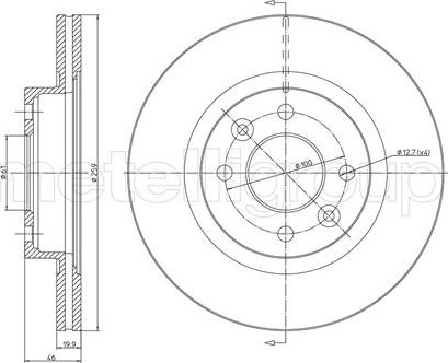 Fri.Tech. BD0262 - Bremžu diski www.autospares.lv