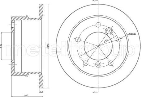 Fri.Tech. BD0216 - Bremžu diski www.autospares.lv