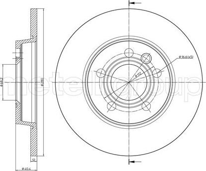 Fri.Tech. BD0218 - Bremžu diski www.autospares.lv