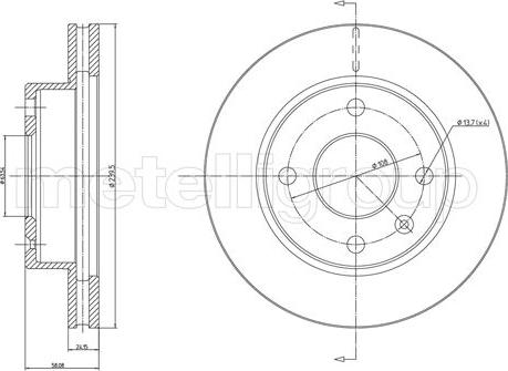 Fri.Tech. BD0238 - Bremžu diski autospares.lv