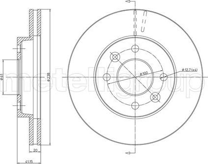 Fri.Tech. BD0272 - Bremžu diski autospares.lv