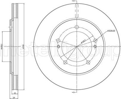 Fri.Tech. BD0795 - Bremžu diski www.autospares.lv