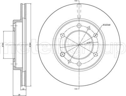 Fri.Tech. BD0791 - Bremžu diski www.autospares.lv