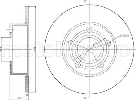 Fri.Tech. BD0749 - Bremžu diski www.autospares.lv