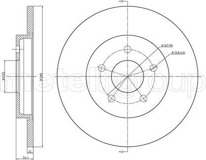 Fri.Tech. BD0748 - Bremžu diski autospares.lv