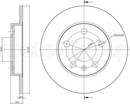 Fri.Tech. BD0751 - Bremžu diski www.autospares.lv