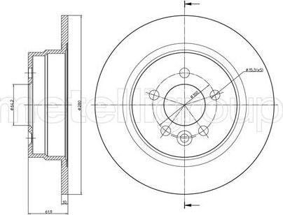 Fri.Tech. BD0764 - Bremžu diski autospares.lv