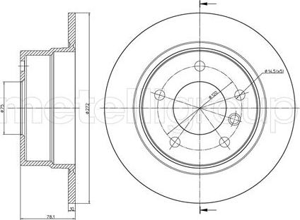 Fri.Tech. BD0705 - Bremžu diski www.autospares.lv