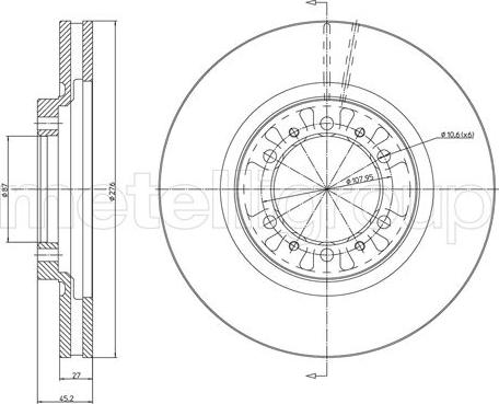 Fri.Tech. BD0714 - Bremžu diski www.autospares.lv