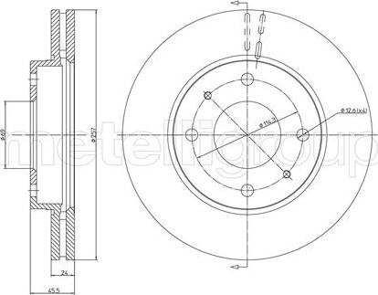 Fri.Tech. BD0716 - Bremžu diski www.autospares.lv