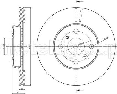 Fri.Tech. BD0721 - Bremžu diski www.autospares.lv