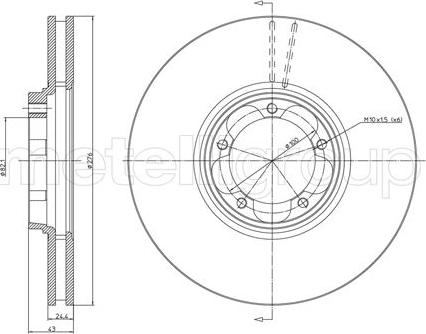 Fri.Tech. BD0723 - Bremžu diski www.autospares.lv