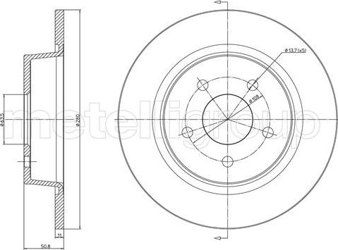 Fri.Tech. BD1496 - Bremžu diski autospares.lv