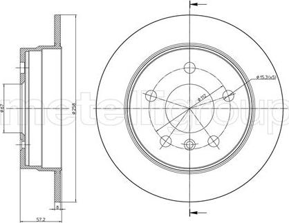 Fri.Tech. BD1497 - Bremžu diski autospares.lv