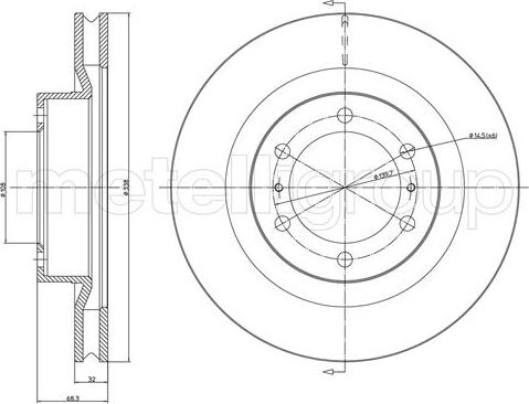 Meyle MBD0567PD - Bremžu diski www.autospares.lv