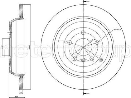 Fri.Tech. BD1417 - Bremžu diski autospares.lv