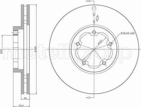 Fri.Tech. BD1488 - Bremžu diski www.autospares.lv