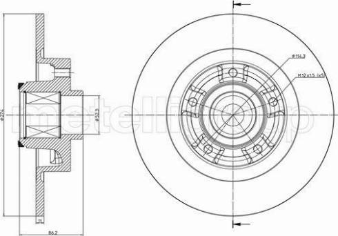 Fri.Tech. BD1483 - Bremžu diski www.autospares.lv