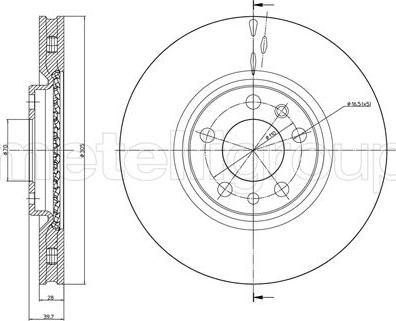 Fri.Tech. BD1487 - Bremžu diski www.autospares.lv