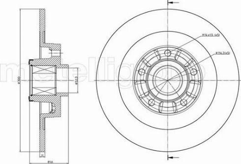 Fri.Tech. BD1430 - Bremžu diski www.autospares.lv