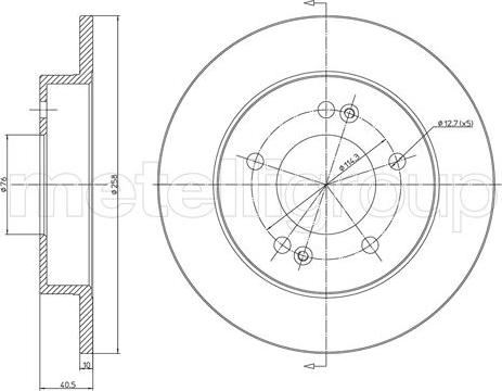 Fri.Tech. BD1471 - Bremžu diski autospares.lv