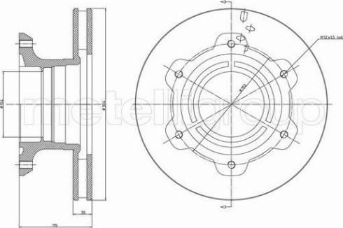 Fri.Tech. BD1513 - Bremžu diski www.autospares.lv