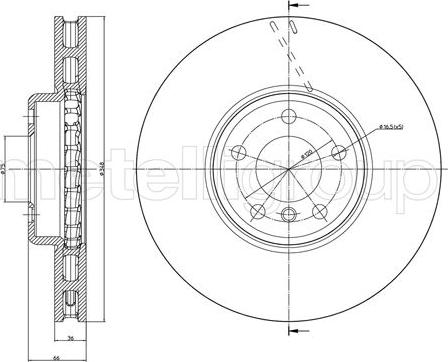 Fri.Tech. BD1648 - Bremžu diski www.autospares.lv