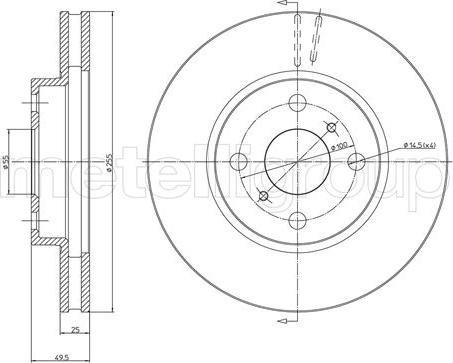 Fri.Tech. BD1617 - Bremžu diski www.autospares.lv