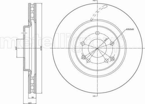 Fri.Tech. BD1685 - Bremžu diski www.autospares.lv